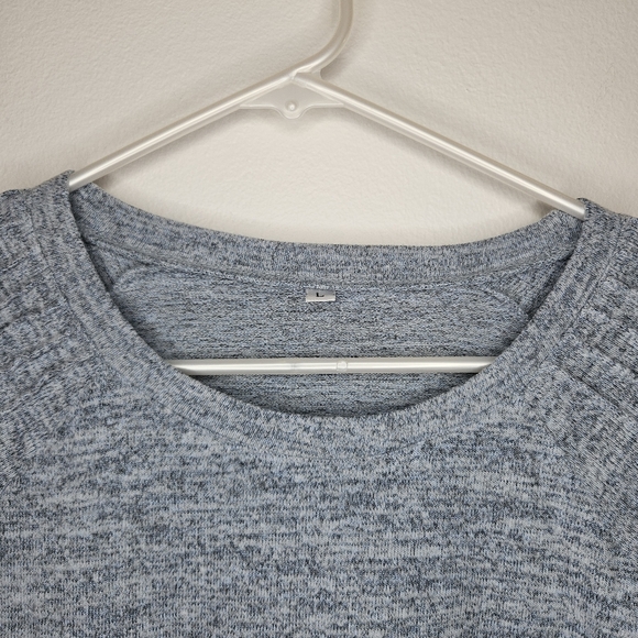 Shein Gray Crew Neck Long Sleeve Lightweight Sweater Sz L - Picture 7 of 10